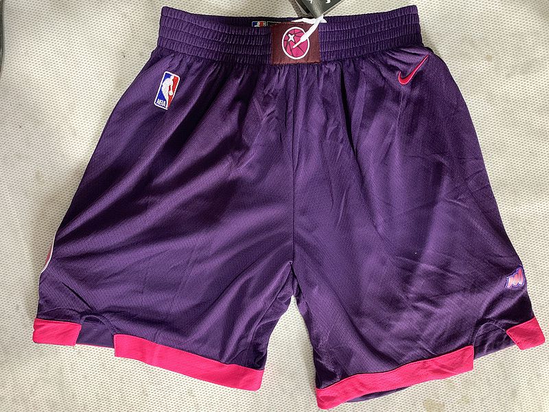 Men NBA Minnesota Timberwolves purple shorts->minnesota timberwolves->NBA Jersey